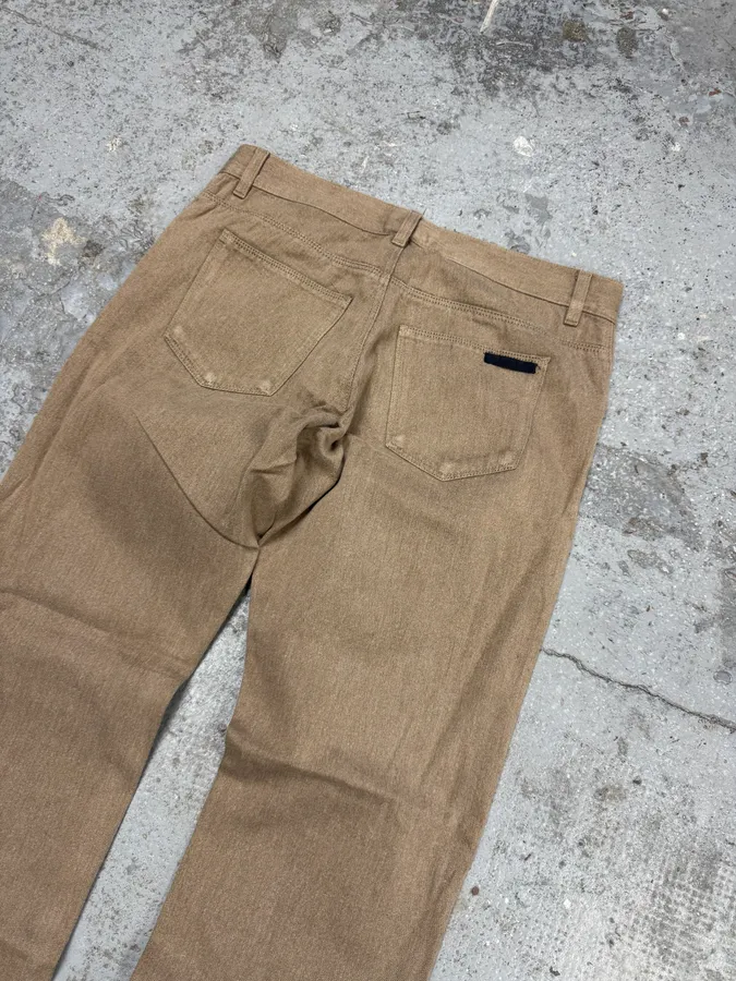 SS2011 Prada Beige Cozy Pants - Image 7