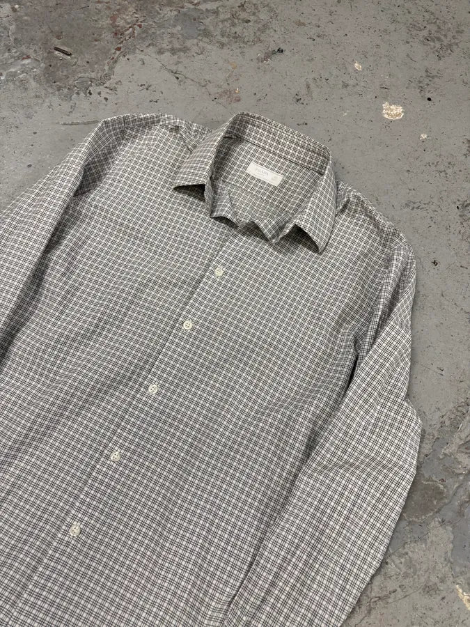 SS2011 Prada Grey Checkered Shirt - Image 5
