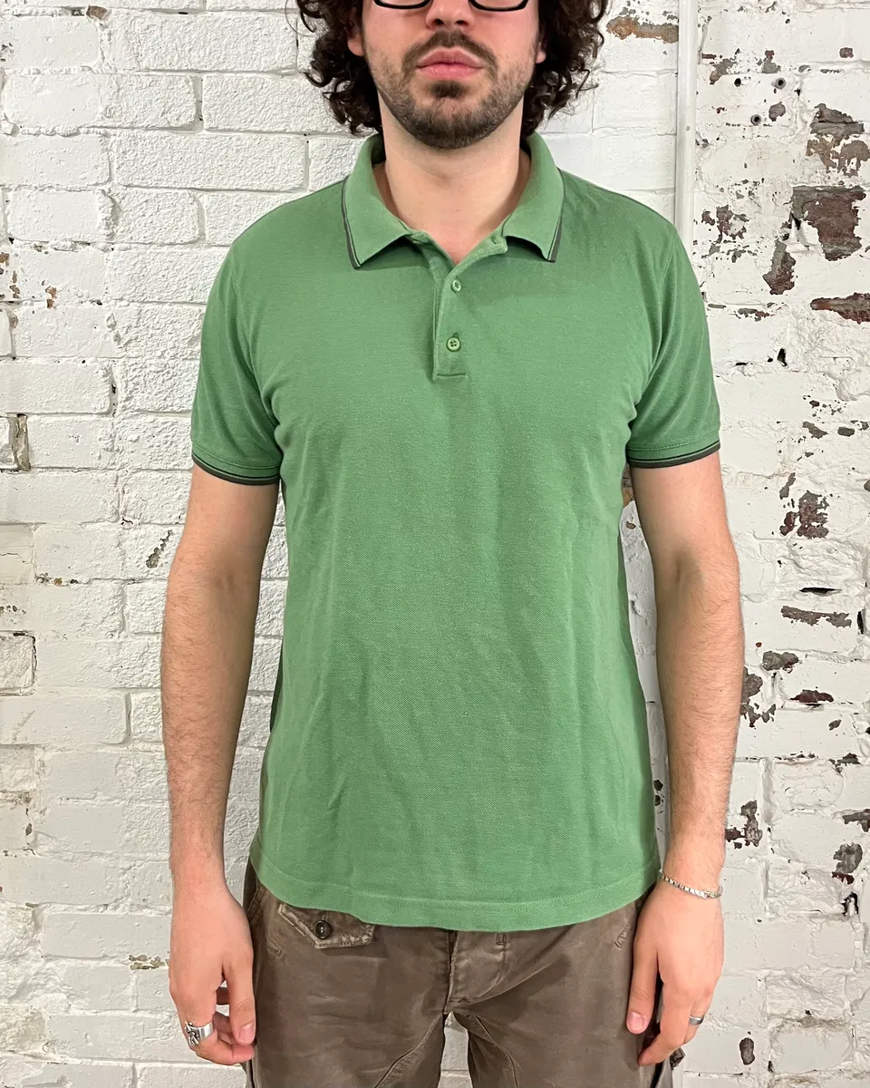SS2011 Prada Sage Green Polo - Image 2