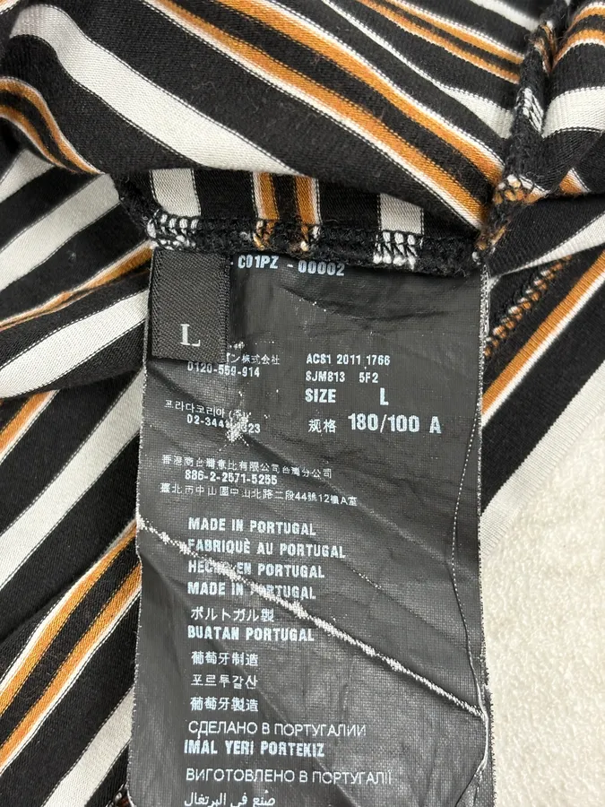 SS2011 Prada Striped Cozy Polo Shirt - Image 10
