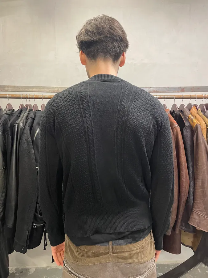 SS2012 Acne Studios Black Mozaic Sweater - Image 3