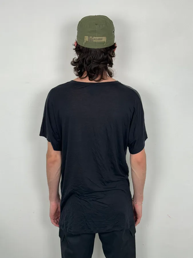 SS2012 Alexander McQueen Black Storm Lightning T-Shirt - Image 3
