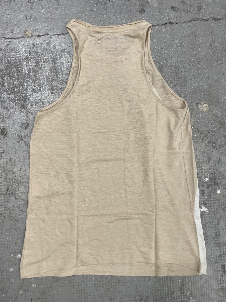 SS2012 Balenciaga Ornament Beige Tank Top - Image 3