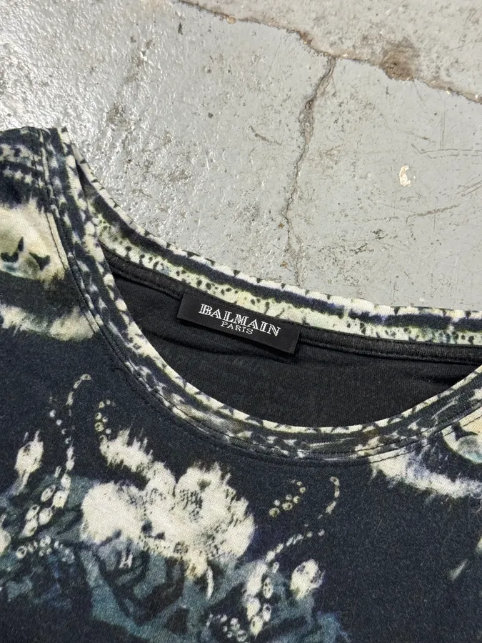 SS2012 Balmain Eagle Aura Contemporary Art Tank Top - Image 5
