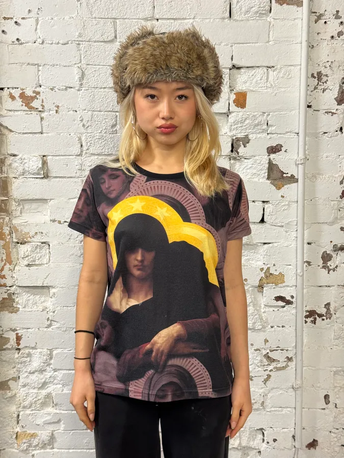 SS2012 Givenchy Marie Purple T-Shirt by Riccardo Tisci - Image 2