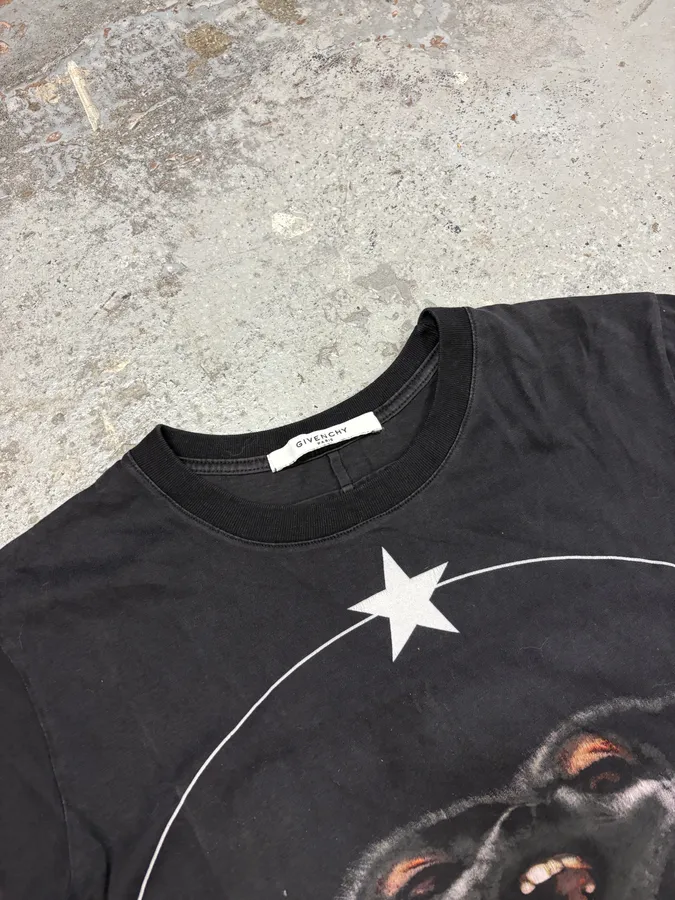 SS2012 Givenchy Monkey Stars Black T-Shirt by Riccardo Tisci - Image 5