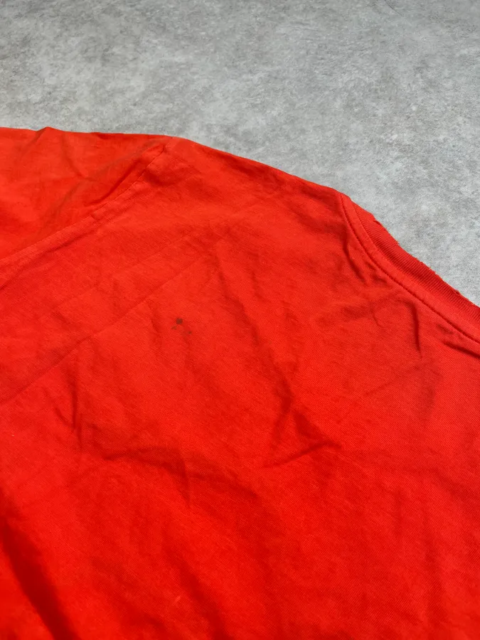 SS2012 John Galliano Embroidered Logo Red T-Shirt - Image 8