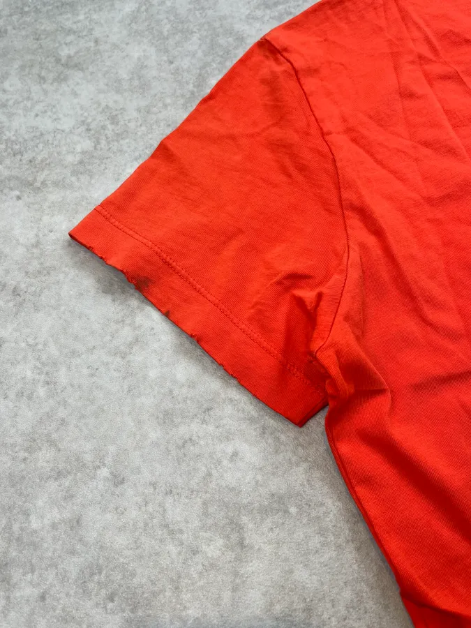 SS2012 John Galliano Embroidered Logo Red T-Shirt - Image 9