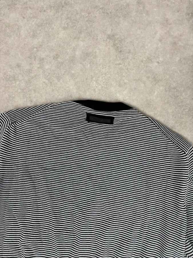 SS2012 Prada Black Stipes Sweater - Image 6