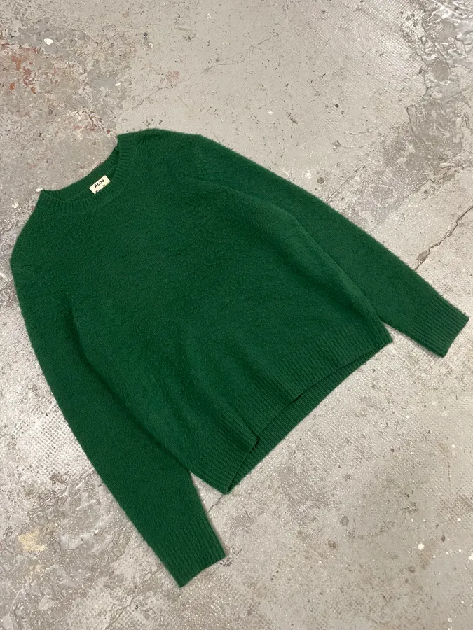 SS2013 Acne Studios Green Wool Sweater - Image 6