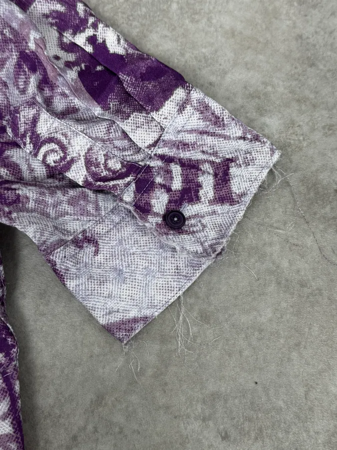 SS2013 Acne Studios Purple Dollar Short Sleeve Shirt - Image 8