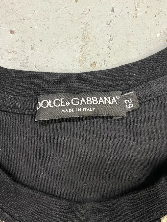 SS2013 Dolce & Gabbana Roman Coins Black T-Shirt - Image 8