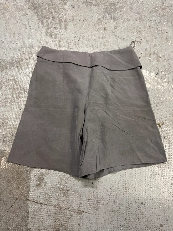 SS2013 Emporio Armani Grey Silk Linen Short - Image 6