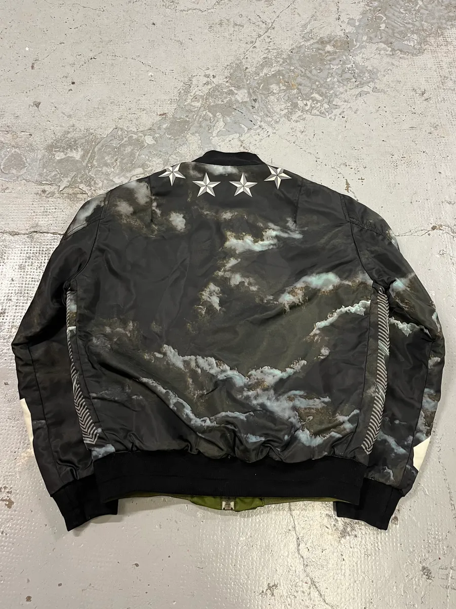 SS2013 Givenchy Reversible Stars & Khaki Bomber Jacket by Riccardo Tisci - Image 11