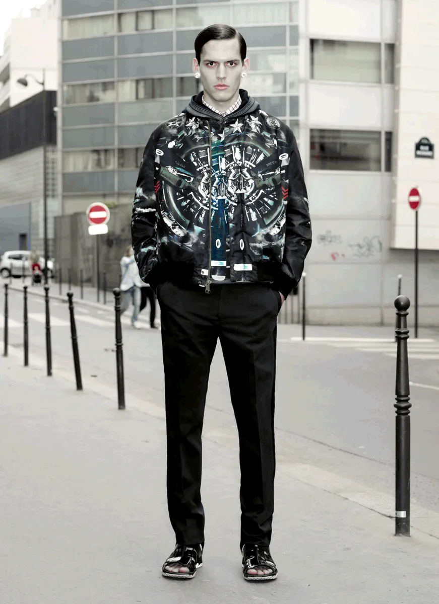 SS2013 Givenchy Reversible Stars & Khaki Bomber Jacket by Riccardo Tisci - Image 2