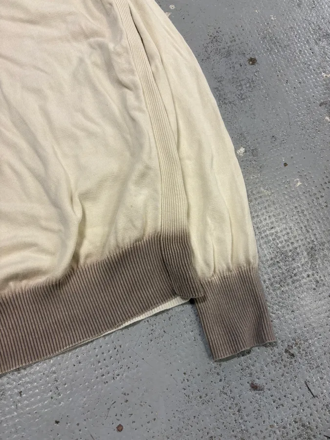 SS2013 Maison Margiela Beige & Brown Gradiant Classy Sweater - Image 7