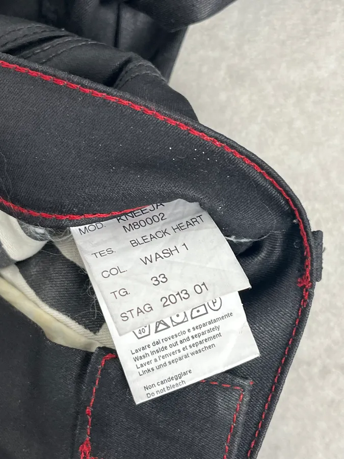 SS2013 Marithé + François Girbaud Black Waxed Slim Denim Jeans - Image 11