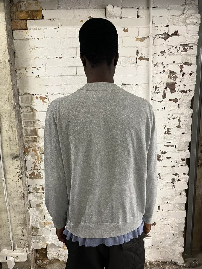 SS2014 Acne Studios Grey Layered Sweater - Image 3