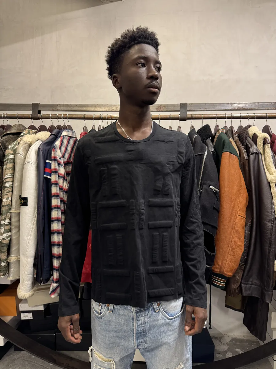SS2014 Balenciaga Architecture Black Longsleeves - Image 2
