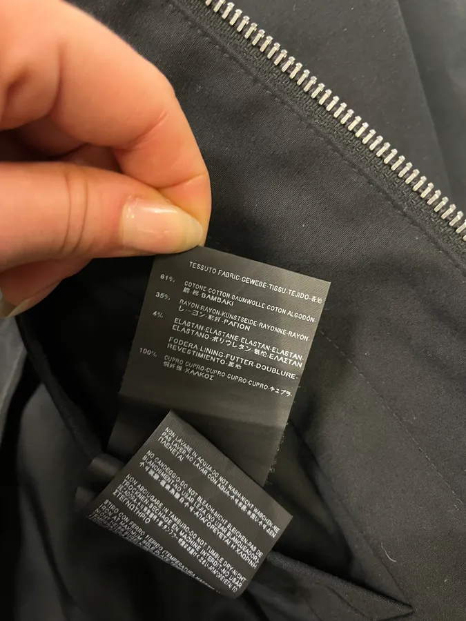 SS2014 Balenciaga Black Bomber Jacket - Image 11