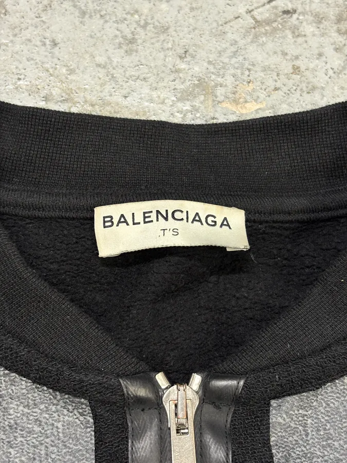SS2014 Balenciaga Black & Grey Bomber Jacket - Image 7