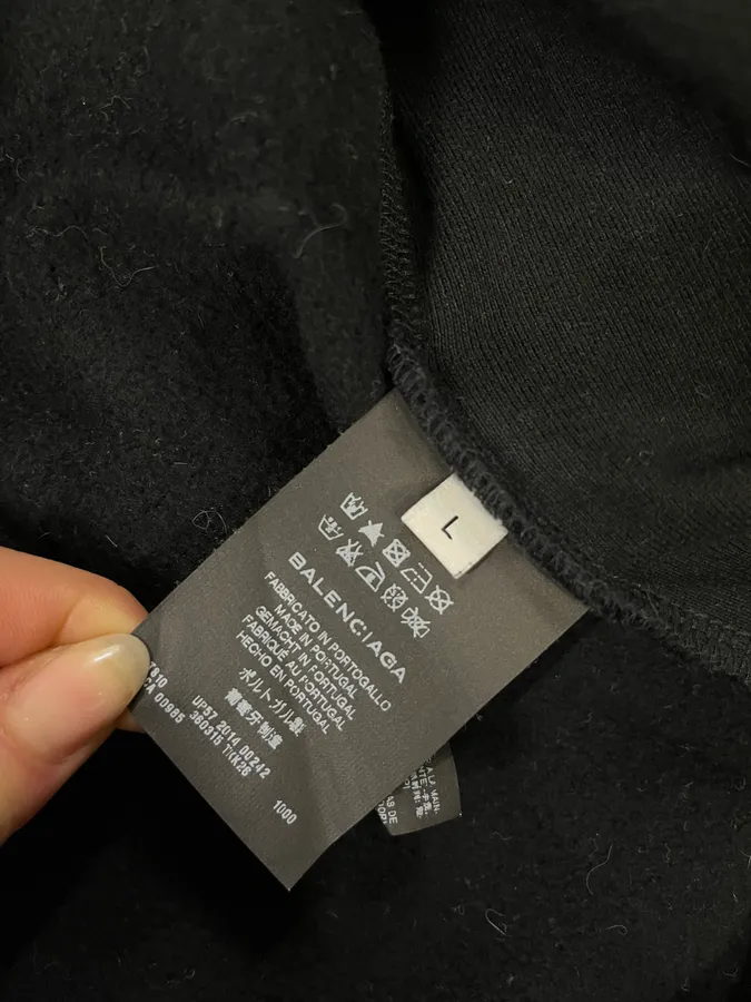 SS2014 Balenciaga Grey & Black Zip-up Sweater - Image 9