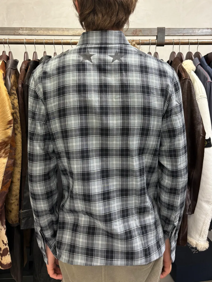 SS2014 Givenchy Stars Grey Tartan Shirt by Riccardo Tisci - Image 3