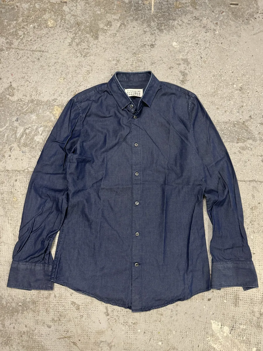 SS2014 Maison Margiela Navy Brut Signature Shirt