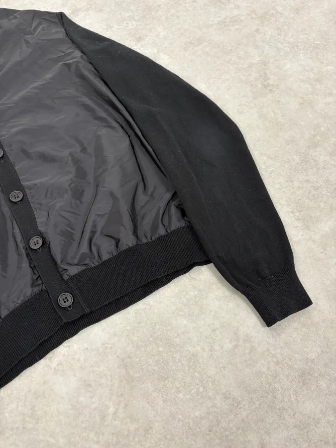 SS2014 Prada Hybrid Black Minimalist Cardigan - Image 6