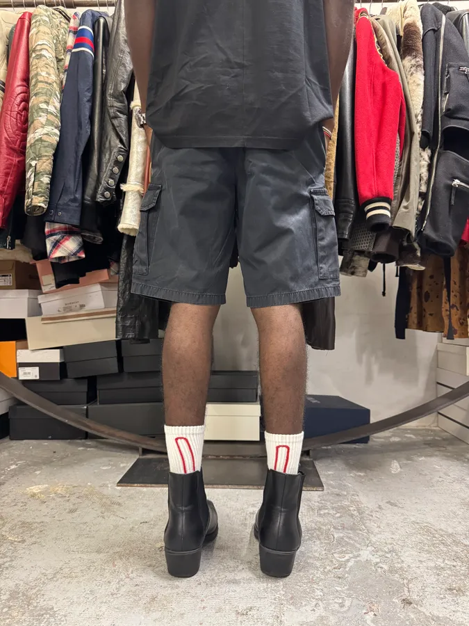 SS2014 Prada Navy Cargo Shorts - Image 3