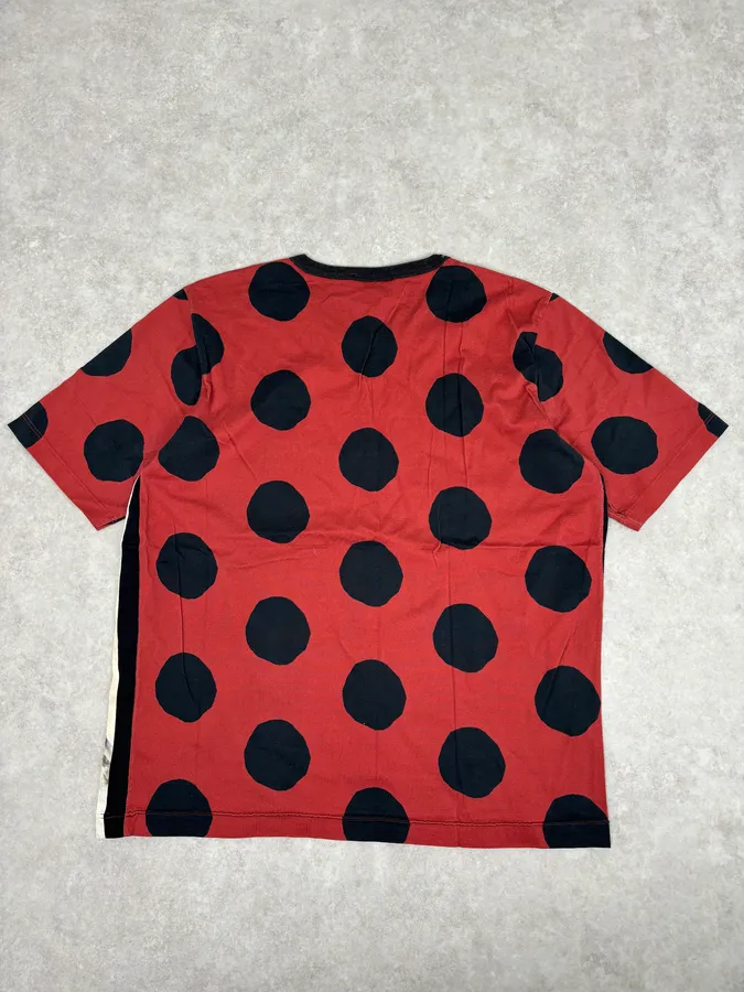 SS2015 Dolce & Gabbana Red Cotton Bull Print T-Shirt - Image 5
