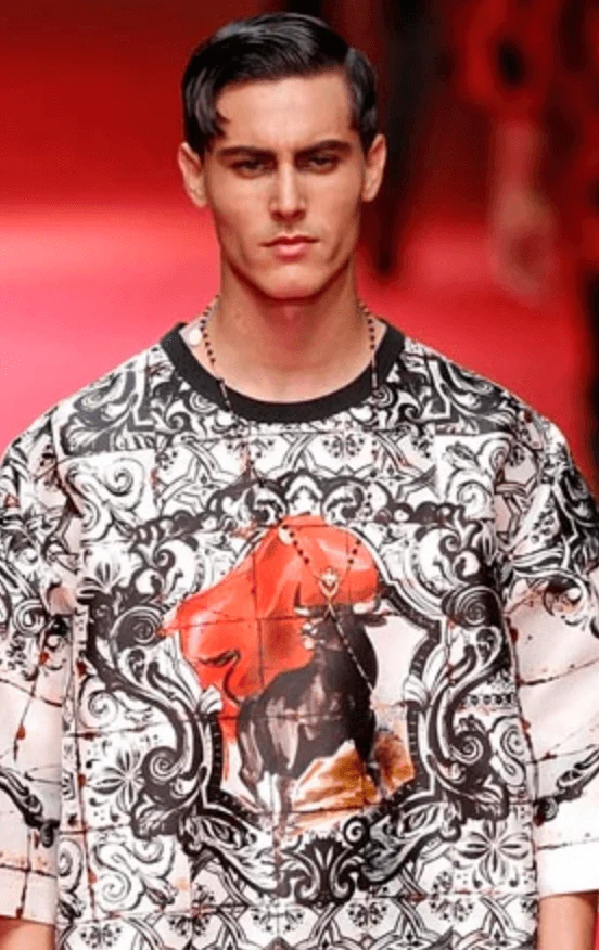 SS2015 Dolce & Gabbana Silver Metal Rosary Crucifix Necklace - Image 3