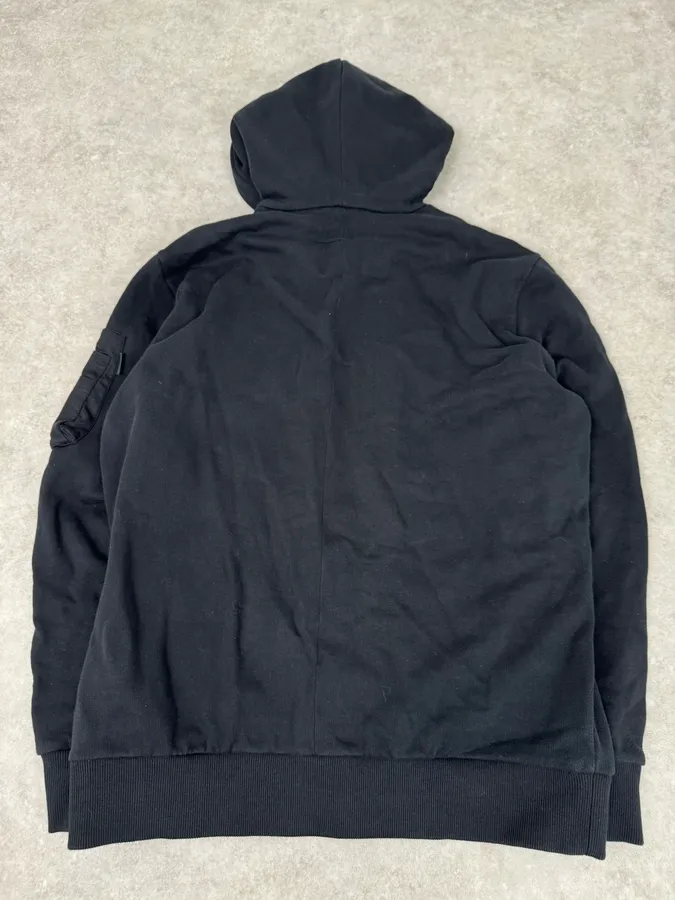 SS2015 Givenchy Black Multi Pockets Cargo Zip-up Hoodie - Image 9