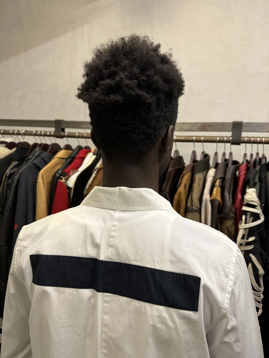 SS2015 Givenchy Sample White & Black Contemporary Sample Shirt - Image 5