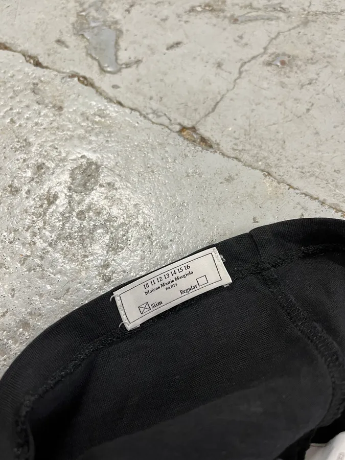 SS2015 Maison Margiela Signature Black T-Shirt - Image 9