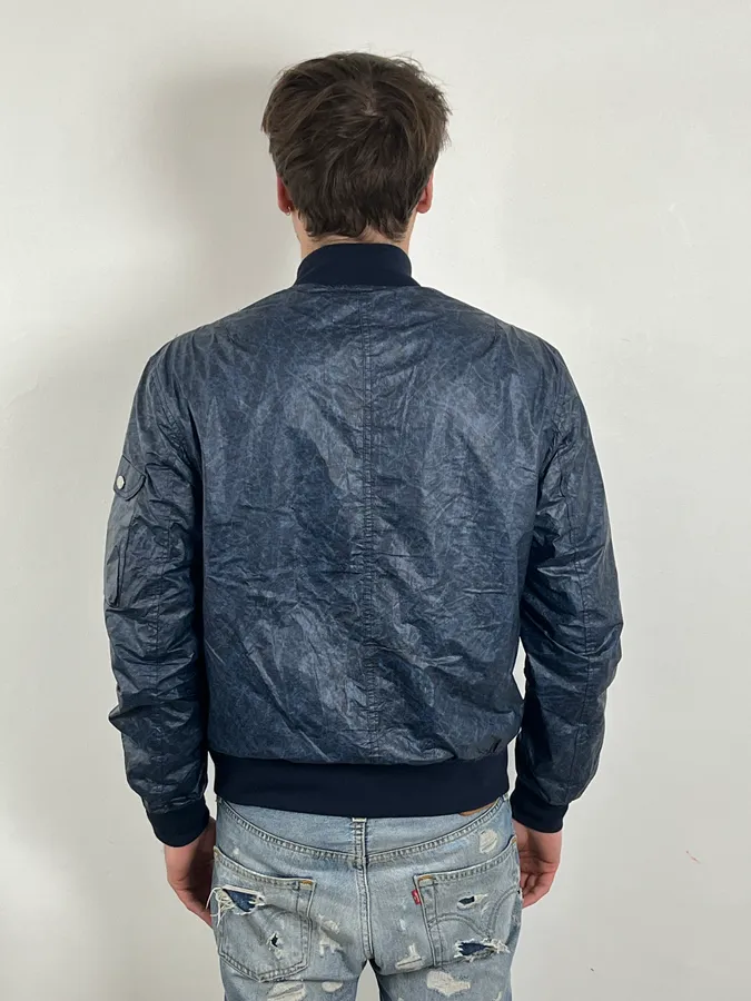 SS2015 Our Legacy Navy Tie Dye Bomber Jacket - Image 2