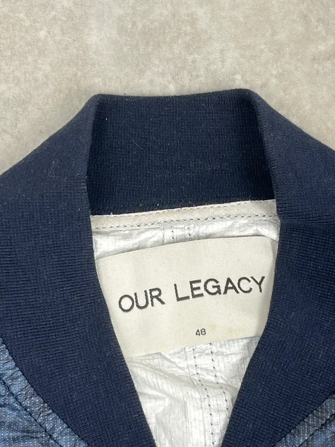 SS2015 Our Legacy Navy Tie Dye Bomber Jacket - Image 8