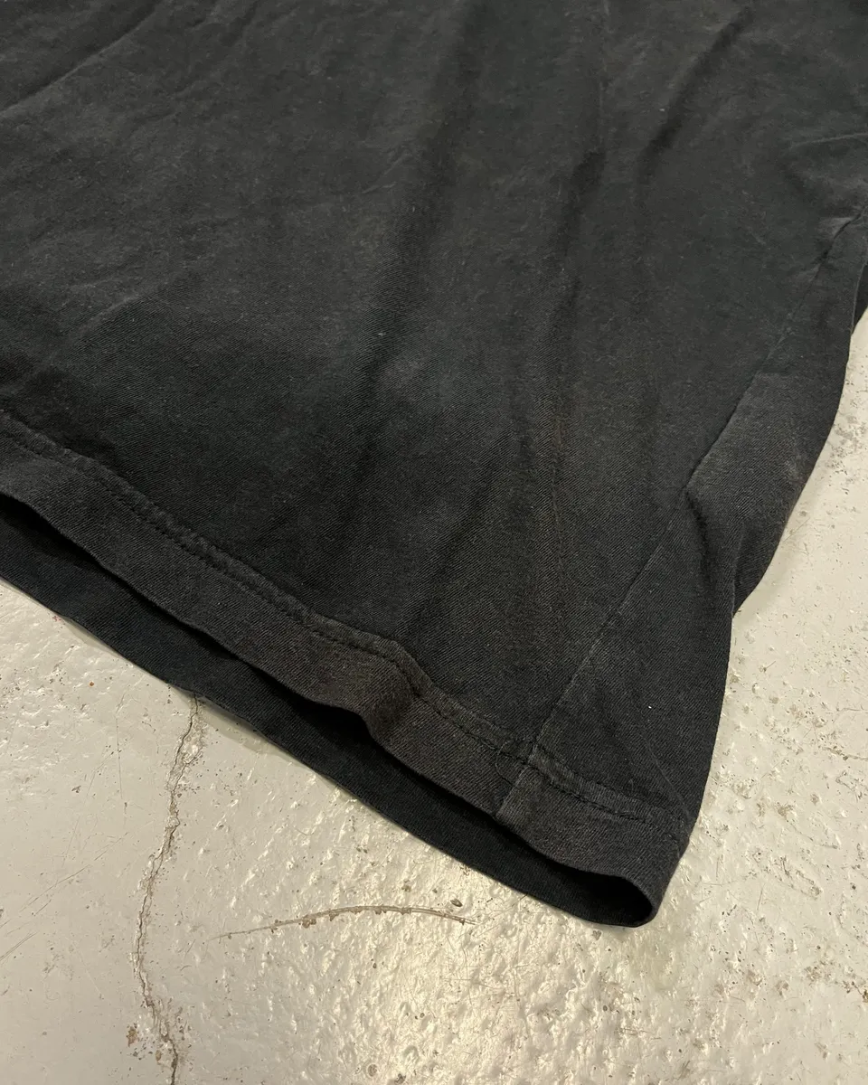SS2015 Prada Black Washed V-Neck T-Shirt - Image 7