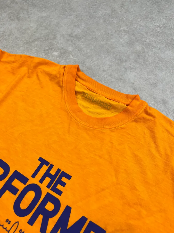 SS2016 Dsquared2 The Performer Orange T-Shirt - Image 4