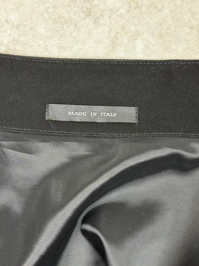 SS2016 Emporio Armani Black Minimalist Biker Jacket - Image 13