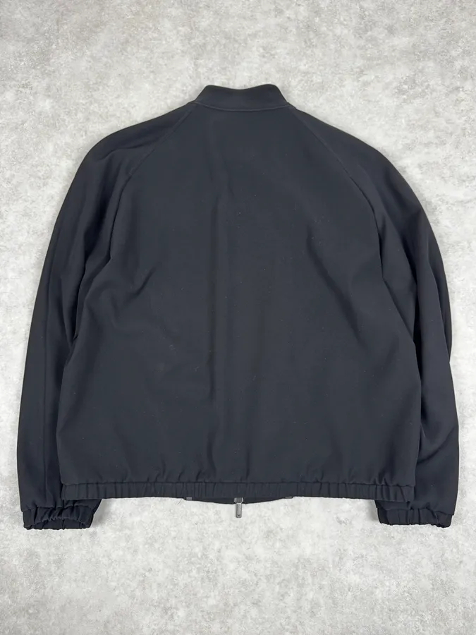 SS2016 Emporio Armani Black Minimalist Biker Jacket - Image 4