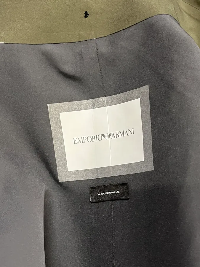 SS2016 Emporio Armani Khaki Class Jacket - Image 12
