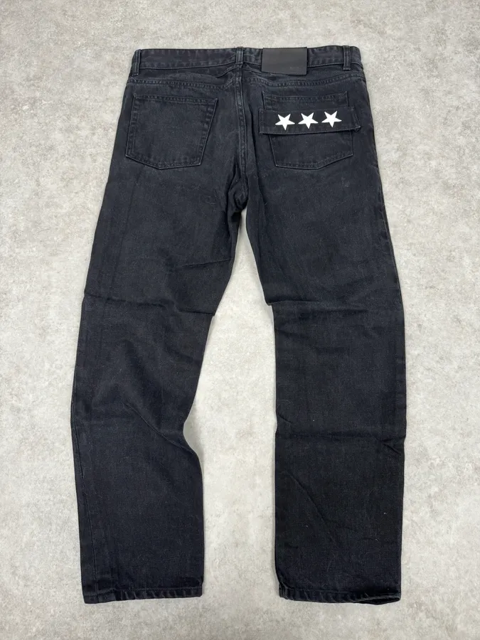 SS2016 Givenchy Black Stars Denim Jeans by Riccardo Tisci - Image 5