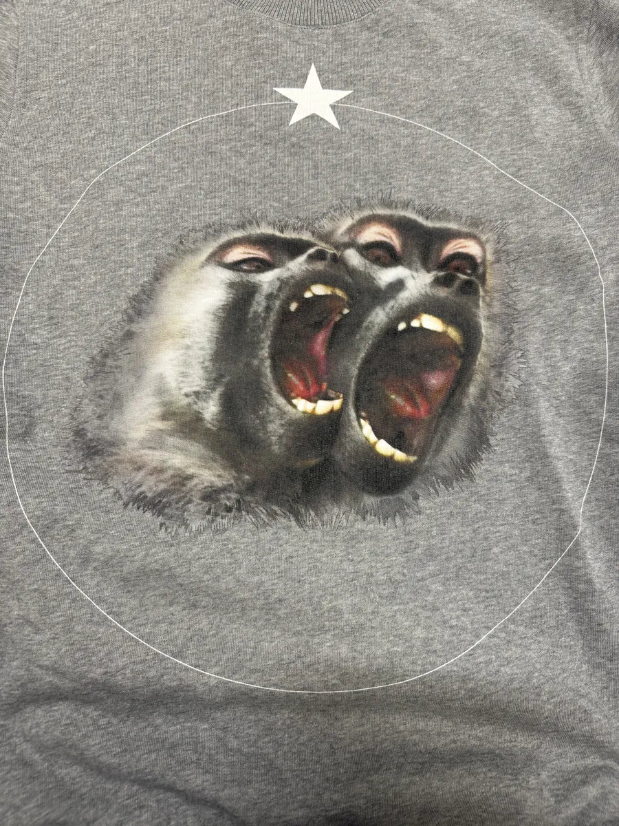 SS2016 Givenchy Monkeys Grey Star Sweater by Riccardo Tisci - Image 9