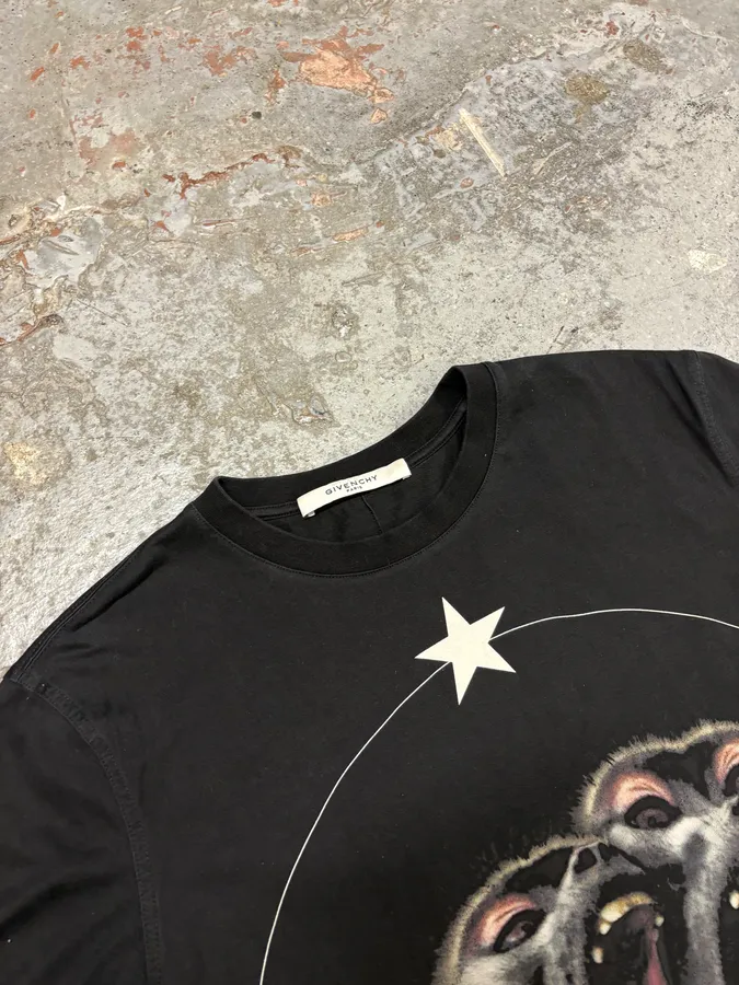 SS2016 Givenchy Monkeys Star Black T-Shirt by Riccardo Tisci - Image 4