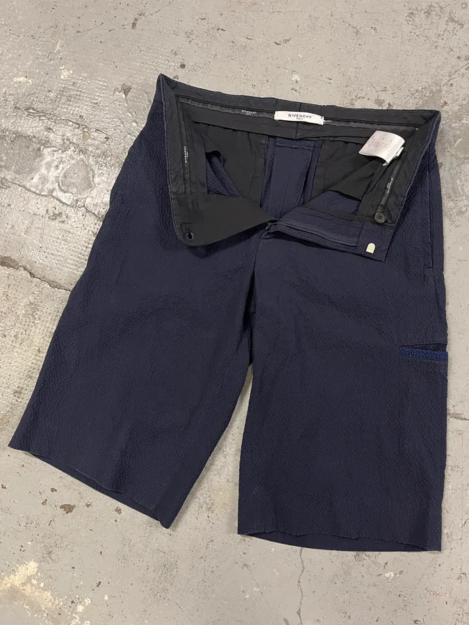 SS2016 Givenchy Navy Blue Cozy Shorts - Image 6