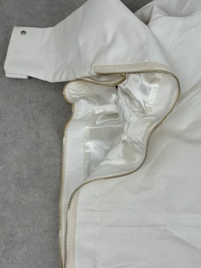 SS2016 Givenchy Sample White Multi-Pocket Parka Coat by Riccardo Tisci - Image 9