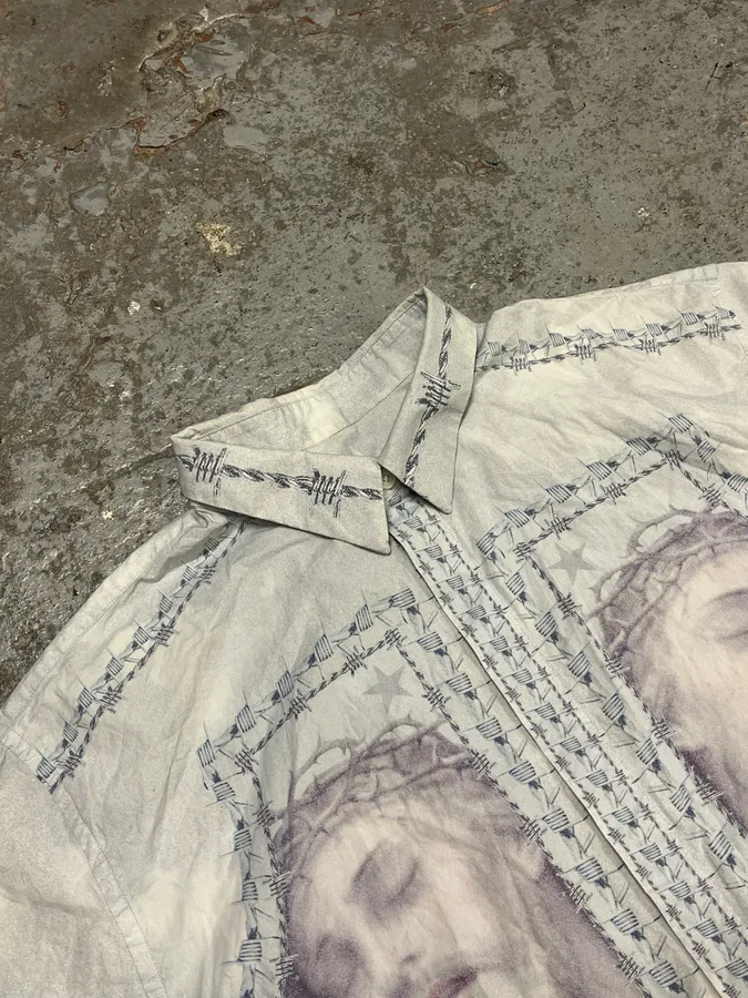 SS2016 Givenchy Wire Christ Jesus Print Shirt - Image 6