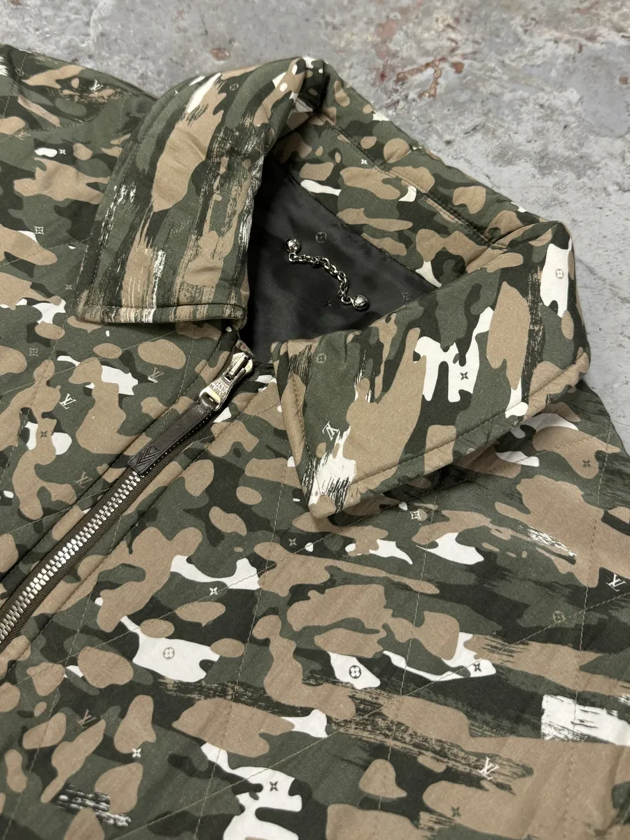 SS2016 Louis Vuitton Milirary Camo Green Jacket - Image 6