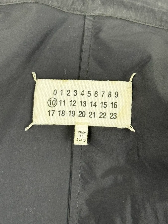 SS2016 Maison Margiela Navy 5 Zips Hooded Rain Jacket - Image 12